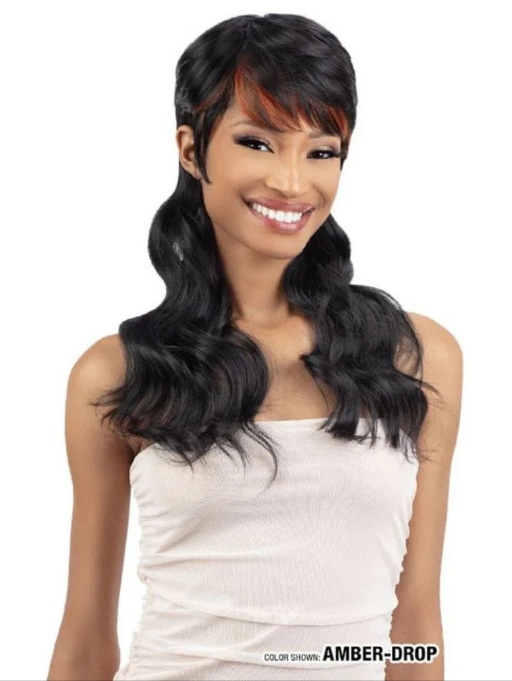 FreeTress Equal Wavy Mullet Lite Wig - Wavy Mullet - Amber-Drop